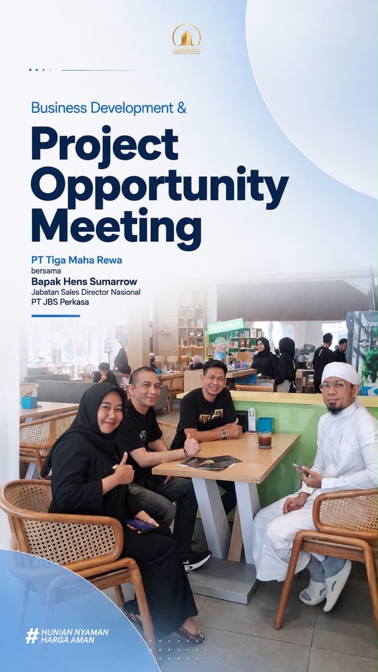 Tiga Maha Rewa Gelar Business Development & Project Opportunity Meeting Bersama PT JBS Perkasa