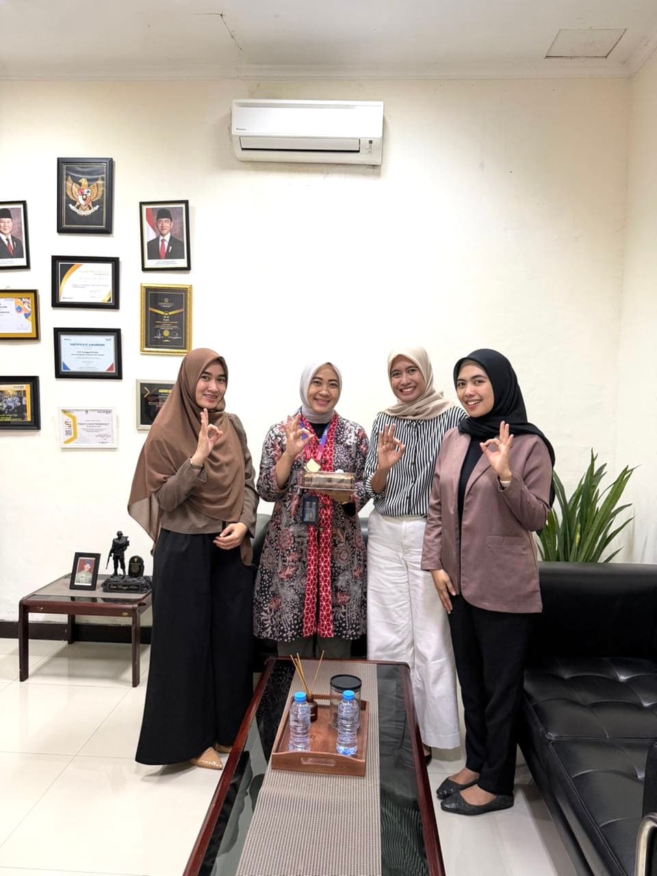 Kunjungan Silaturahim Tiga Maha Rewa dalam Apresiasi HUT BTN di Kantor BTN Sungguminasa Gowa